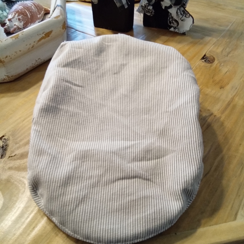Newsboy Tan Stripped Cap